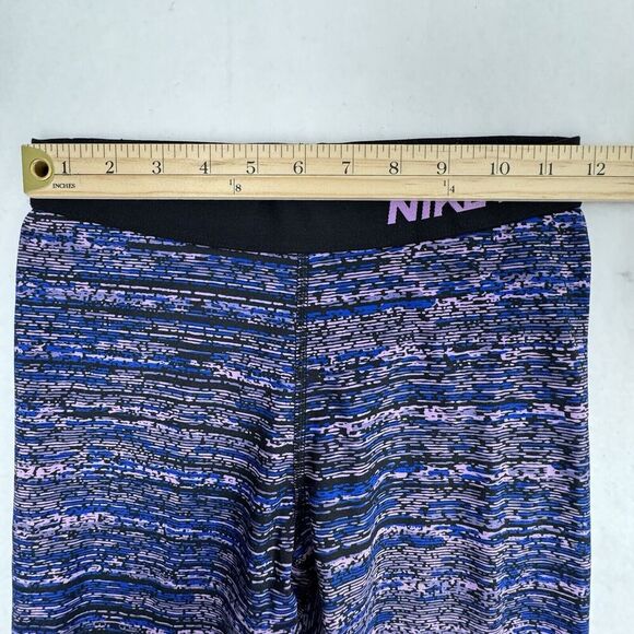 Nike Pro Women's Dri Fit Full Length Performance Leggings Small Gym Yoga Running - Picture 9 of 14